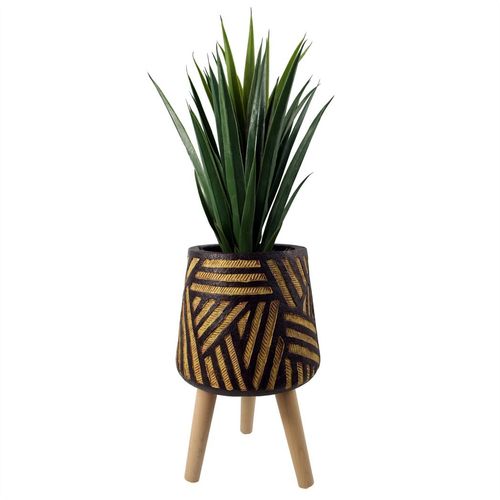 Elegant 45cm Bali Large Fibreglass Planter - Rustic Charm for Any Space - plants - express.com