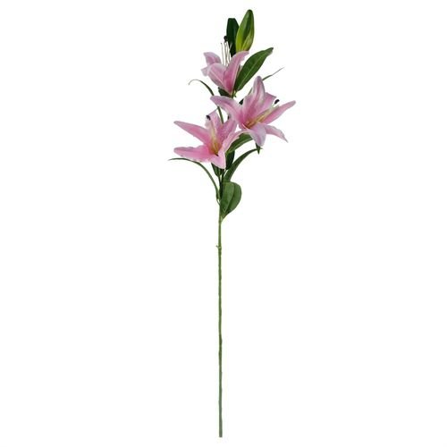 Elegant 6 - Pack Pink Lily Stems - 100cm Silk Flowers for Beautiful Arrangements - plants - express.com