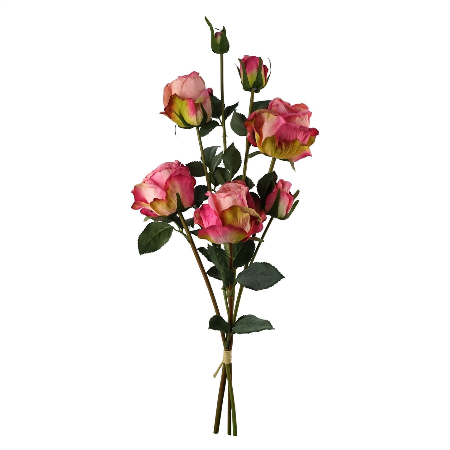 Elegant 60cm Pink Rose & Gypsophilia Floral Set with Glass Vase - Stunning Display! - plants - express.com