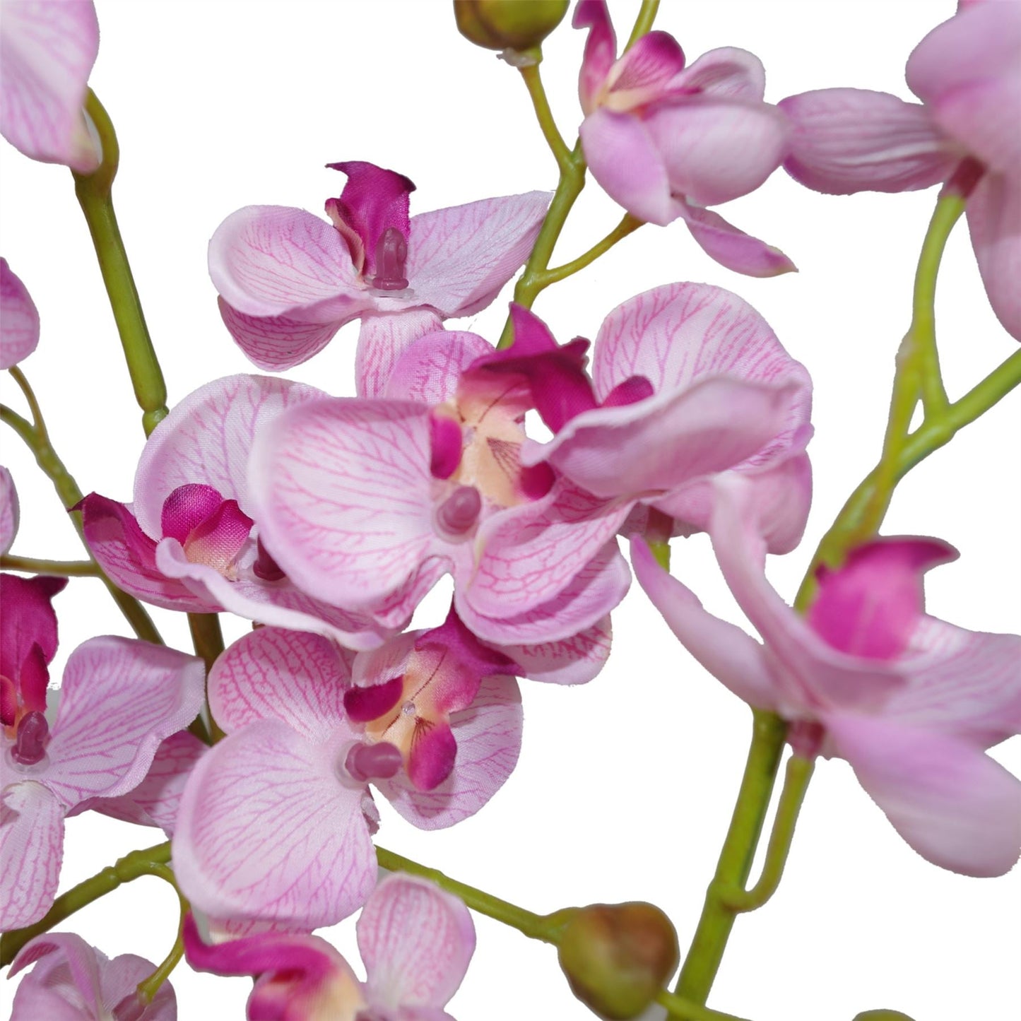 Elegant 60cm Pink Triple Stem Artificial Orchid - Realistic Plant Decor - plants - express.com