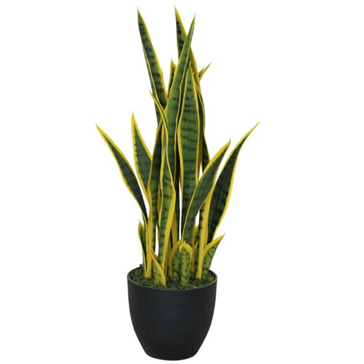 Elegant 70cm Faux Sansevieria Plant in Sturdy Pot - Modern Home Décor - plants - express.com