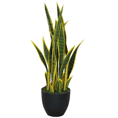 Elegant 70cm Faux Sansevieria Plant in Sturdy Pot - Modern Home Décor - plants - express.com