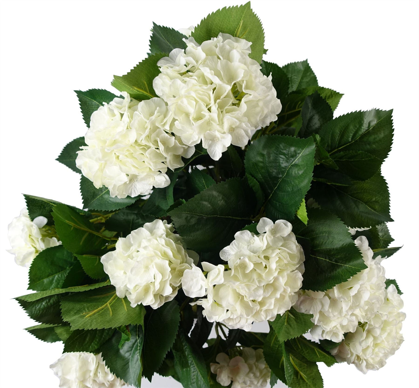 Elegant 75cm Potted White Hydrangea - Stunning Silk Floral Decor - plants - express.com