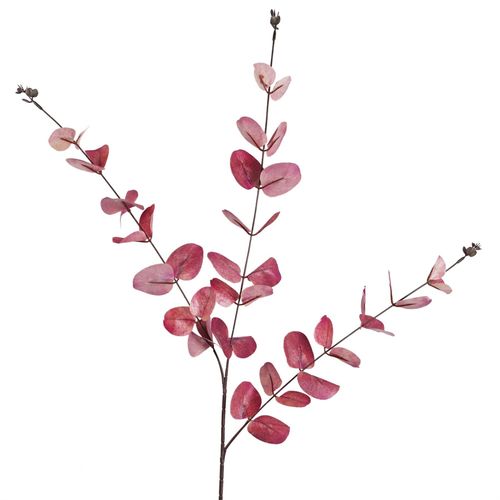 Elegant 80cm Pink Eucalyptus Stem - Realistic Silk Foliage for Stunning Arrangements - plants - express.com