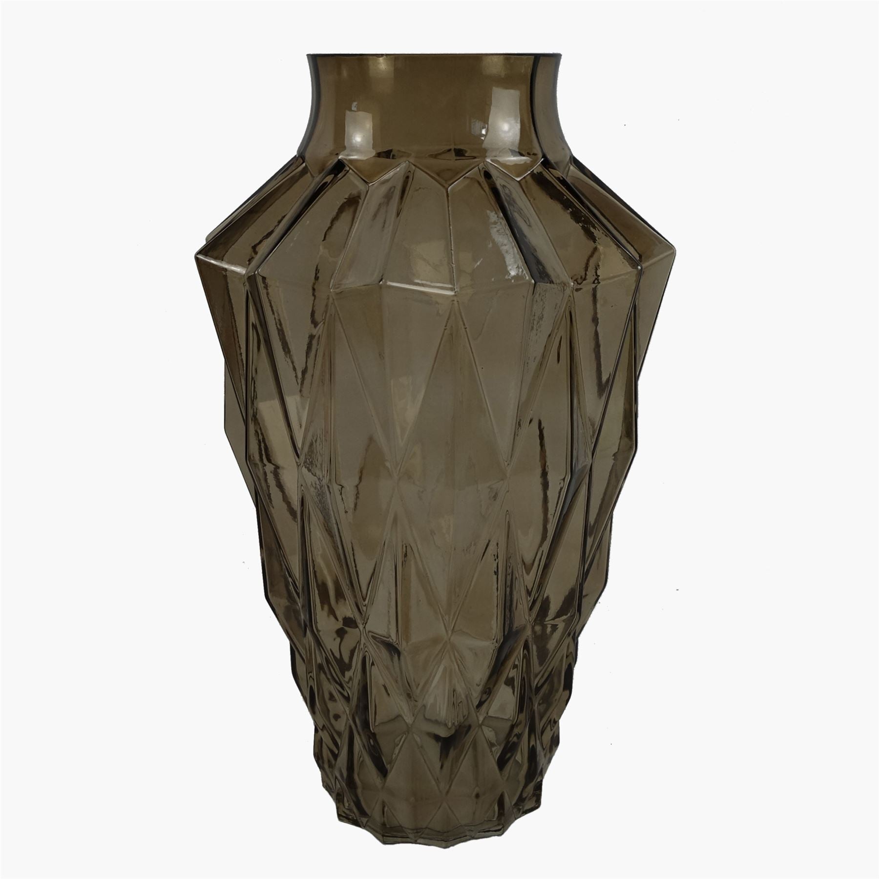 Elegant 80cm White Carnation & Larkspur Arrangement in Modern Glass Vase - plants - express.com