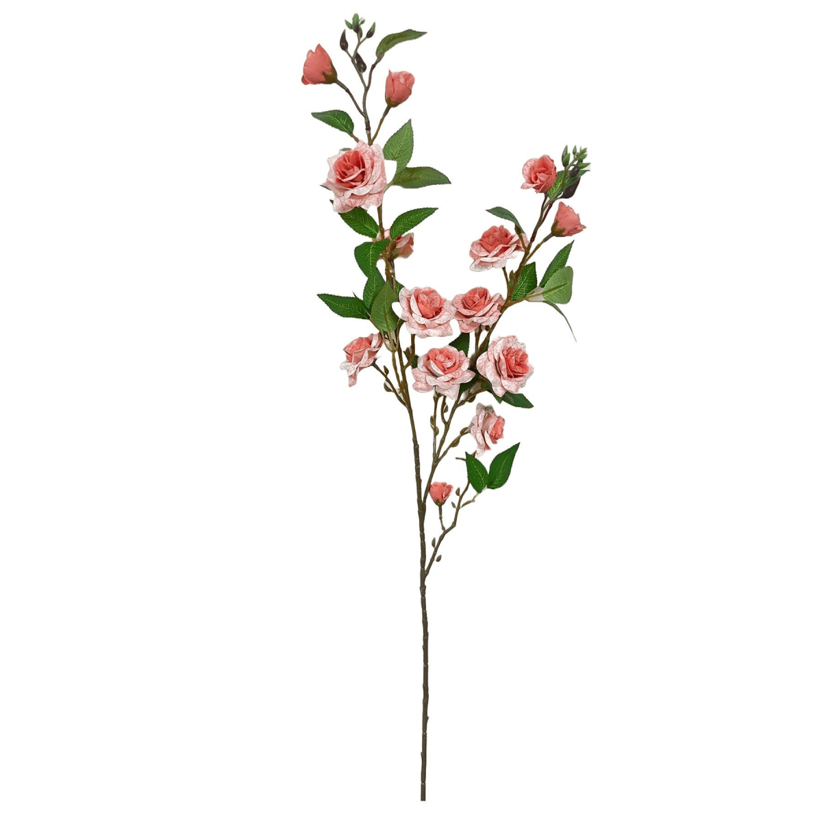 Elegant 90cm Artificial Pink Rose Stems - Pack of 6 for Timeless Decor - plants - express.com