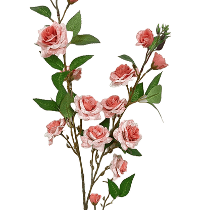 Elegant 90cm Artificial Pink Rose Stems - Pack of 6 for Timeless Decor - plants - express.com
