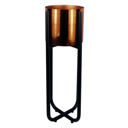 Elegant Copper Planter Stand - 62cm Tall, Perfect for Chic Indoor Display - plants - express.com
