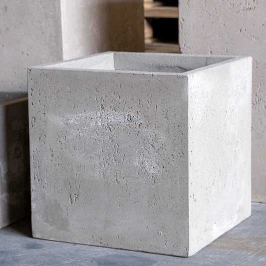 Elegant Cubrosa Truffle 40cm Concrete Cube Planter – Durable & Stylish Design - plants - express.com