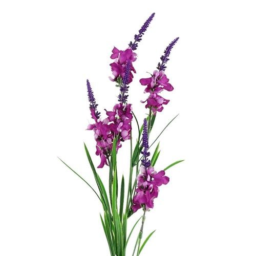 Elegant Dark Pink Larkspur Artificial Stems - Pack of 6, 80cm Each - plants - express.com