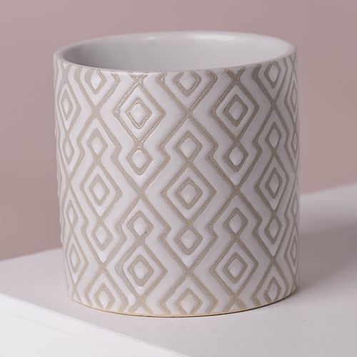 Elegant Leaf Design Ceramic Planters for Stylish Indoor Decor - UK Limited - plants - express.com