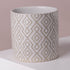 12cm Grey Geometric