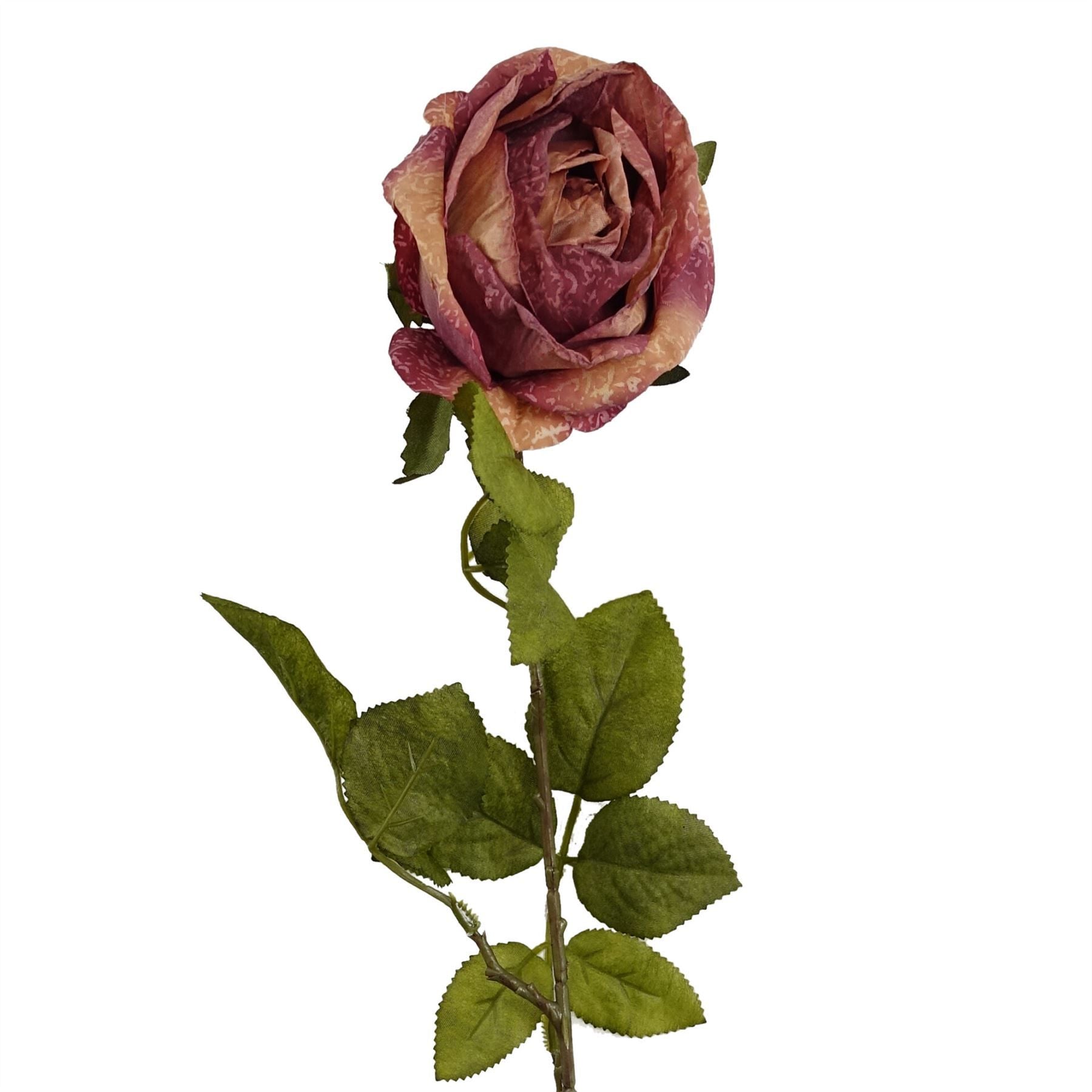 Elegant Pack of 6 Dark Pink Silk Roses - Perfect for Arrangements & Decor! - plants - express.com