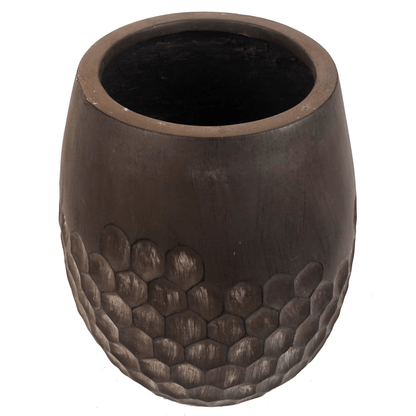 Elegant Rustic Honeycomb Composite Planter - 32cm x 27cm, Indoor & Outdoor Use - plants - express.com