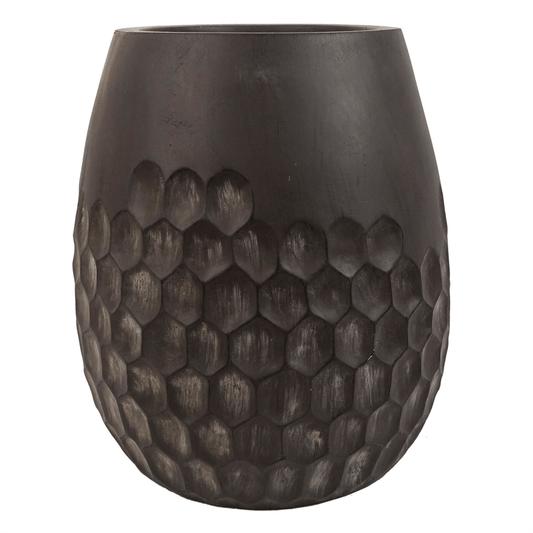 Elegant Rustic Honeycomb Composite Planter - 32cm x 27cm, Indoor & Outdoor Use - plants - express.com