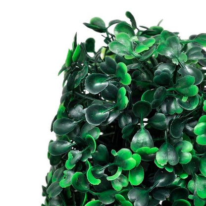 Elegant Set of 3 Mixed Green Artificial Boxwood Pyramid Topiaries - plants - express.com
