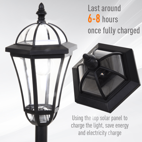 Elegant Solar - Powered LED Garden Lanterns - 2 Pack, Weatherproof & Adjustable - plants - express.com
