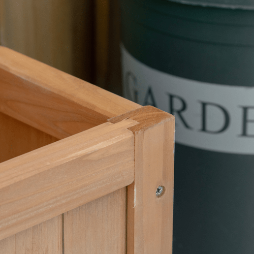 Elegant Wooden Planter Box with Trellis - Perfect for Small Gardens - plants - express.com