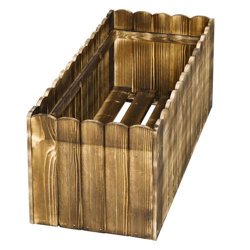 Elevate Your Garden: Durable Fir Wood Planter for Herbs & Vegetables - plants - express.com