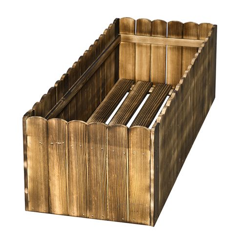 Elevate Your Garden: Durable Fir Wood Planter for Herbs & Vegetables - plants - express.com