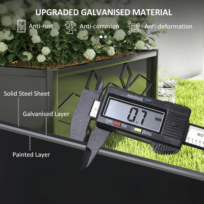 Elevate Your Garden: Durable Raised Bed with Trellis for Climbing Plants - plants - express.com