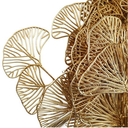 Enchanting Gold Dipped Leaf Accents - Set of 6 Elegant Floral Enhancements - plants - express.com