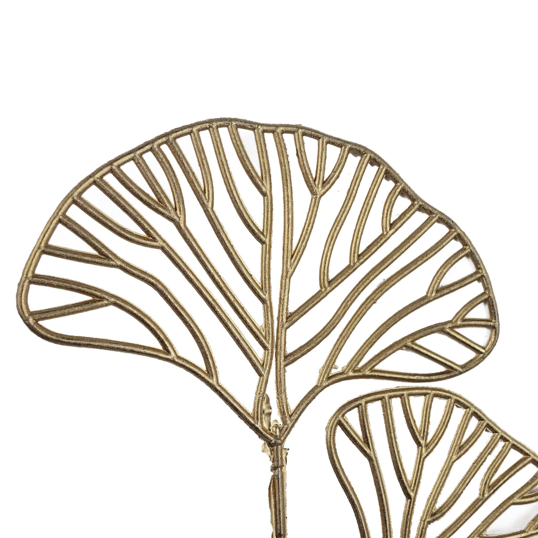 Enchanting Gold Dipped Leaf Accents - Set of 6 Elegant Floral Enhancements - plants - express.com