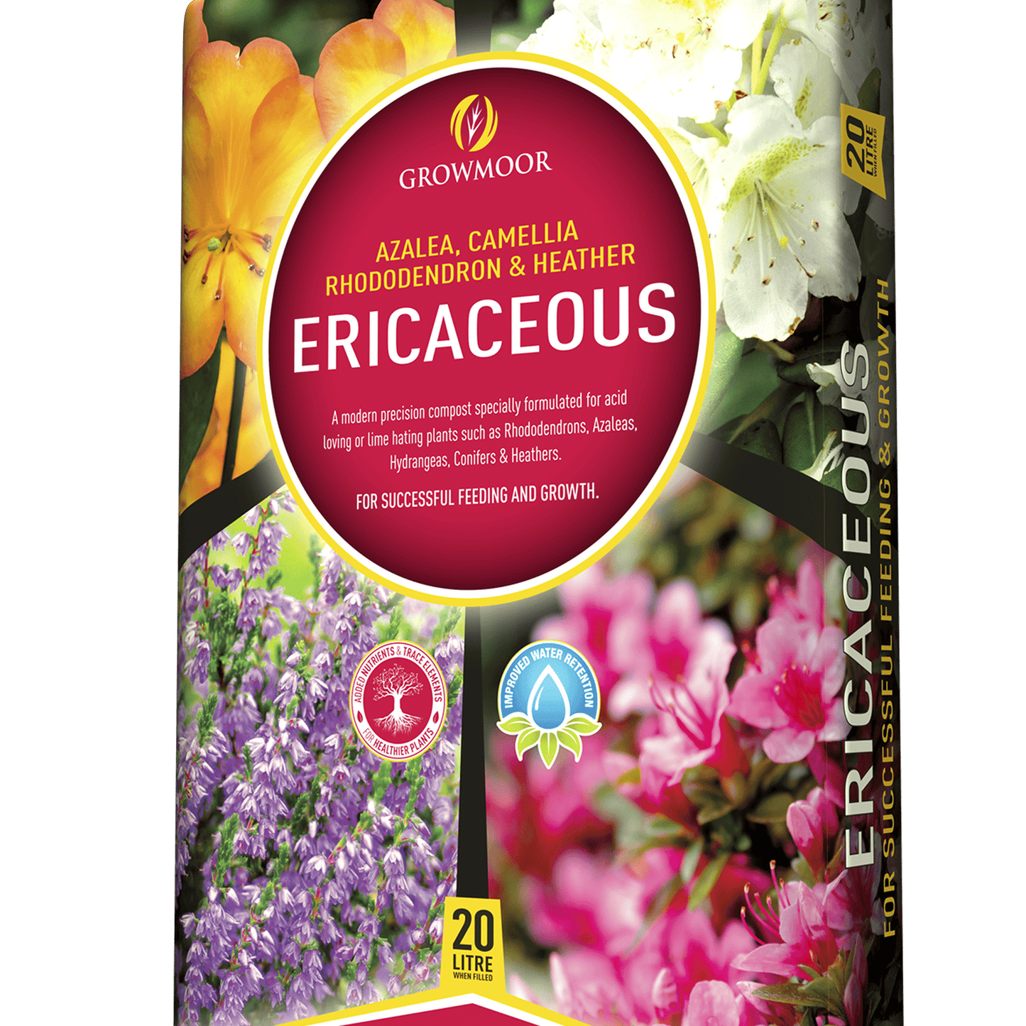Ericaceous Compost 20L/40L with Zinc for Rhododendrons, Azaleas & Camellias - plants - express.com