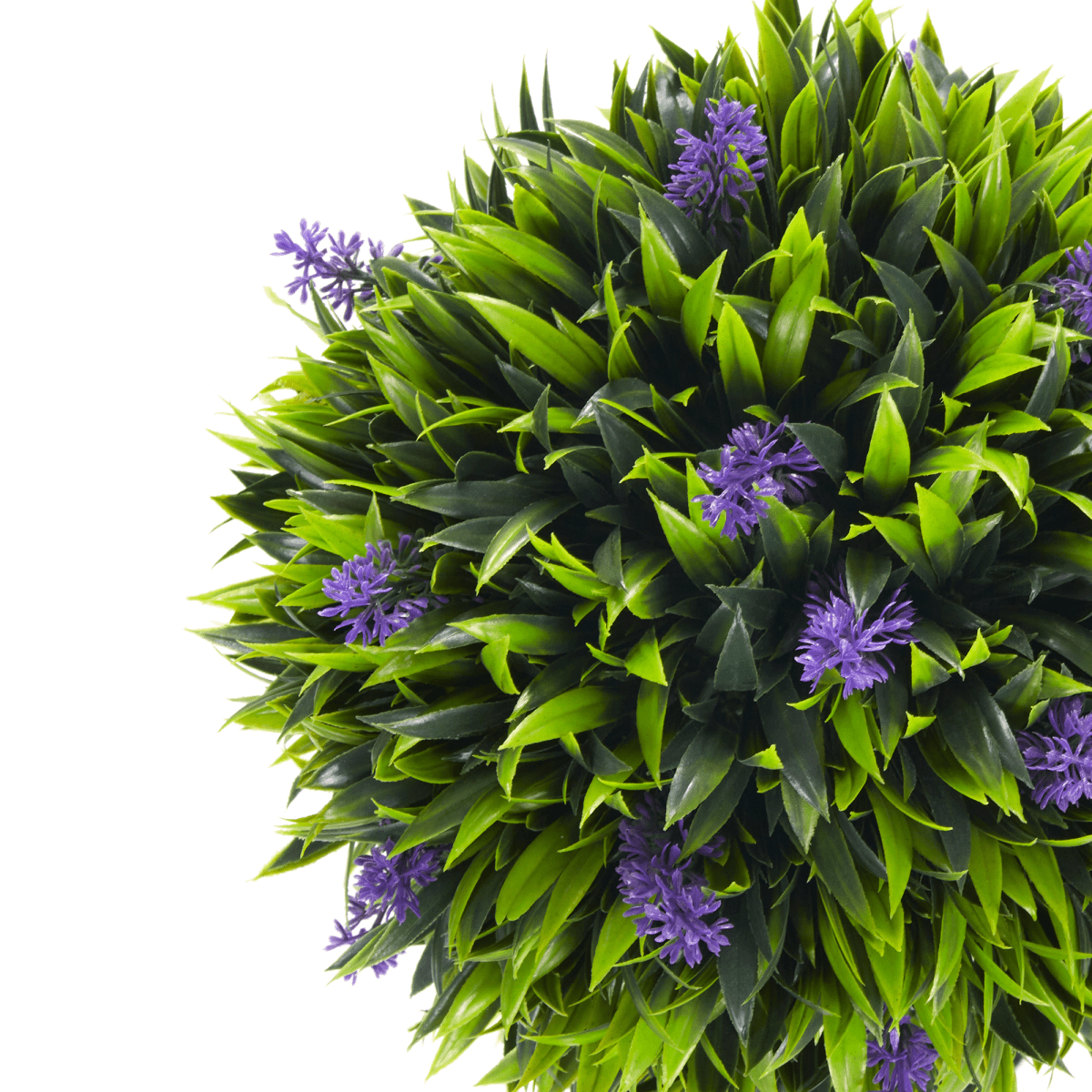 Evergreen Elegance: Set of 2 Lavender Ball Trees, 60cm Artificial Plants - plants - express.com