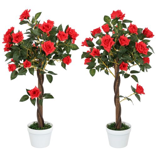 Evergreen Faux Camellia Tree - 21 Blooms & Realistic Nursery Pot Decor - plants - express.com