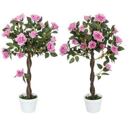 Evergreen Faux Camellia Tree - 21 Blooms & Realistic Nursery Pot Decor - plants - express.com