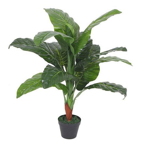 Extra Large 105cm Artificial Elephant Ear Plant - Lush Tropical Decor - plants - express.com