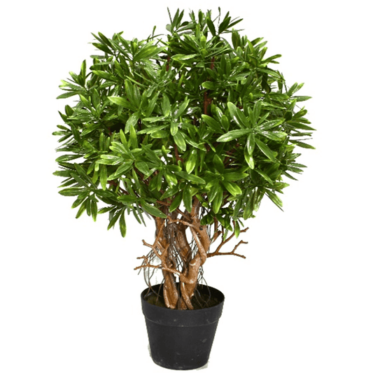 Fire Retardant 45cm Mini Ficus Topiary Ball - Effortless Greenery Solution! - plants - express.com