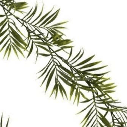 Fire Retardant Artificial Palm Garland - Pack of 6, 190cm Length - plants - express.com