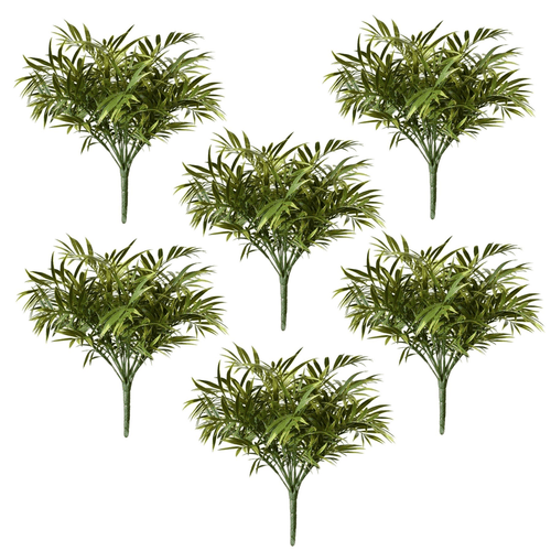 Fire Retardant Artificial Palm Tree Stems - Set of 6, 40cm Chic Decor - plants - express.com