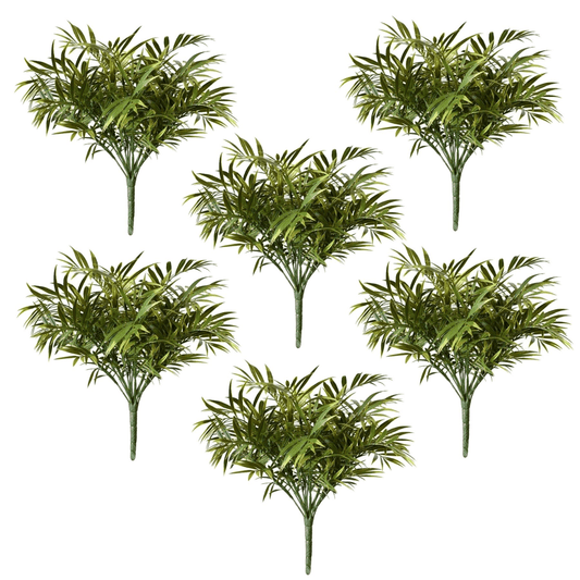 Fire Retardant Artificial Palm Tree Stems - Set of 6, 40cm Chic Decor - plants - express.com