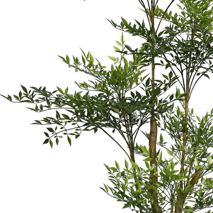 Flame - Resistant 165cm Nandina Tree - 4857 Lush Leaves, No Maintenance Needed - plants - express.com