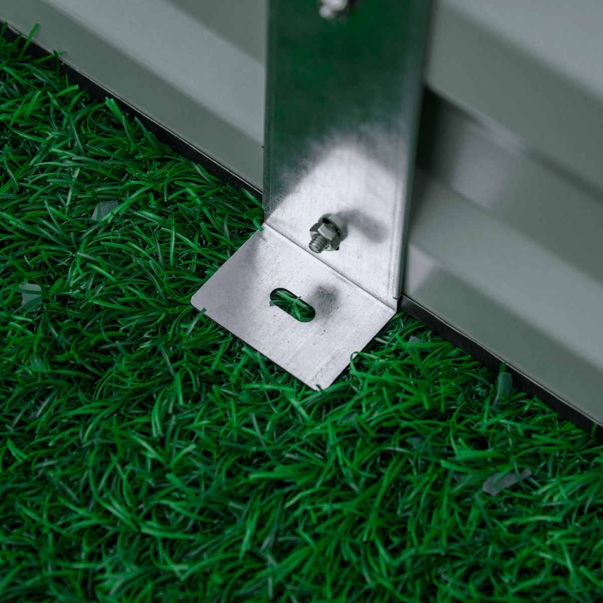 Galvanised Raised Garden Bed - Outdoor Grey Metal Planter with Open Bottom - plants - express.com