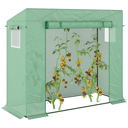 Garden Greenhouse Plant Cover, Windows & Zipper 198Lx77Wx149 - 168Hcm - plants - express.com