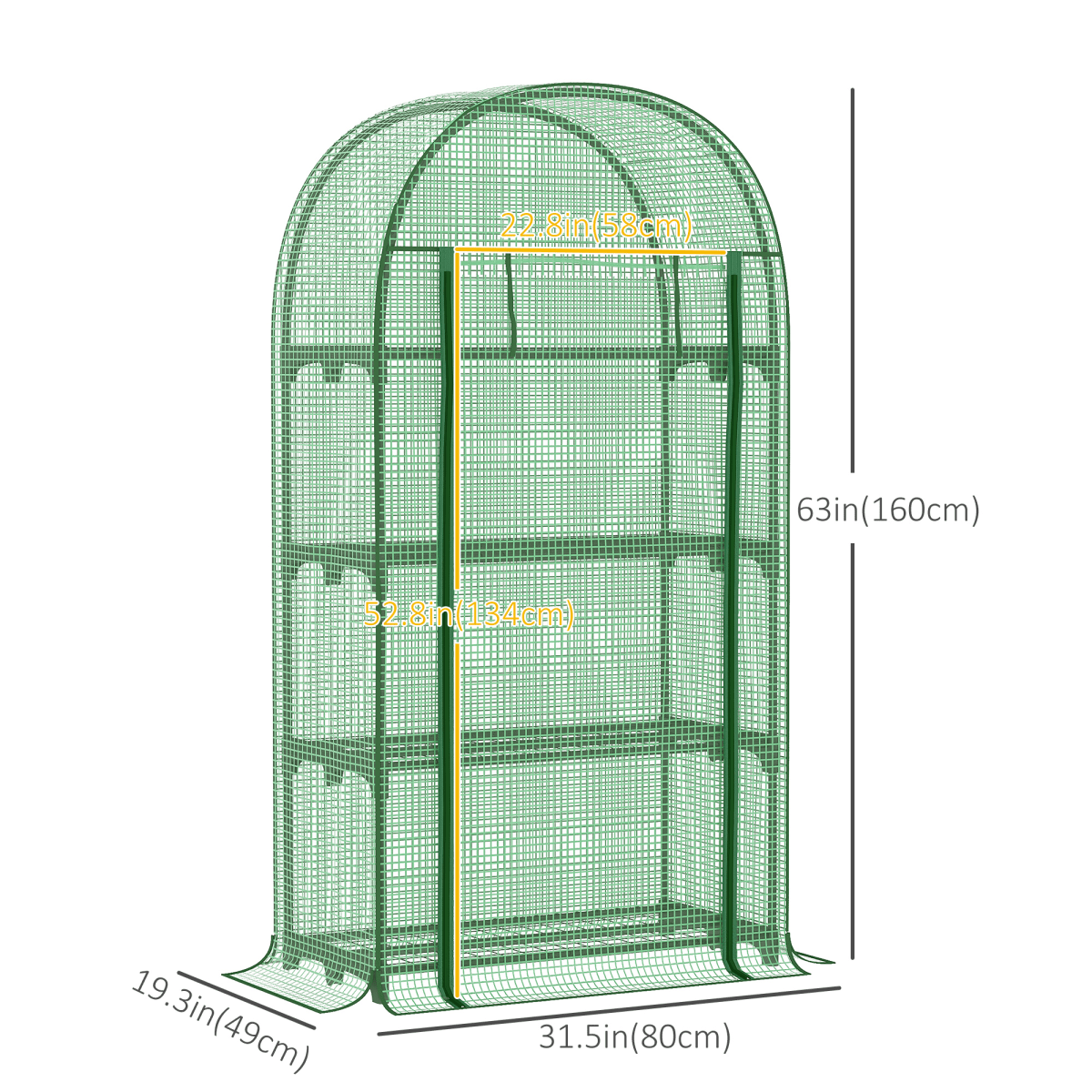 Garden Haven Mini Walk - in Greenhouse - UV - Resistant, Spacious & Durable! - plants - express.com