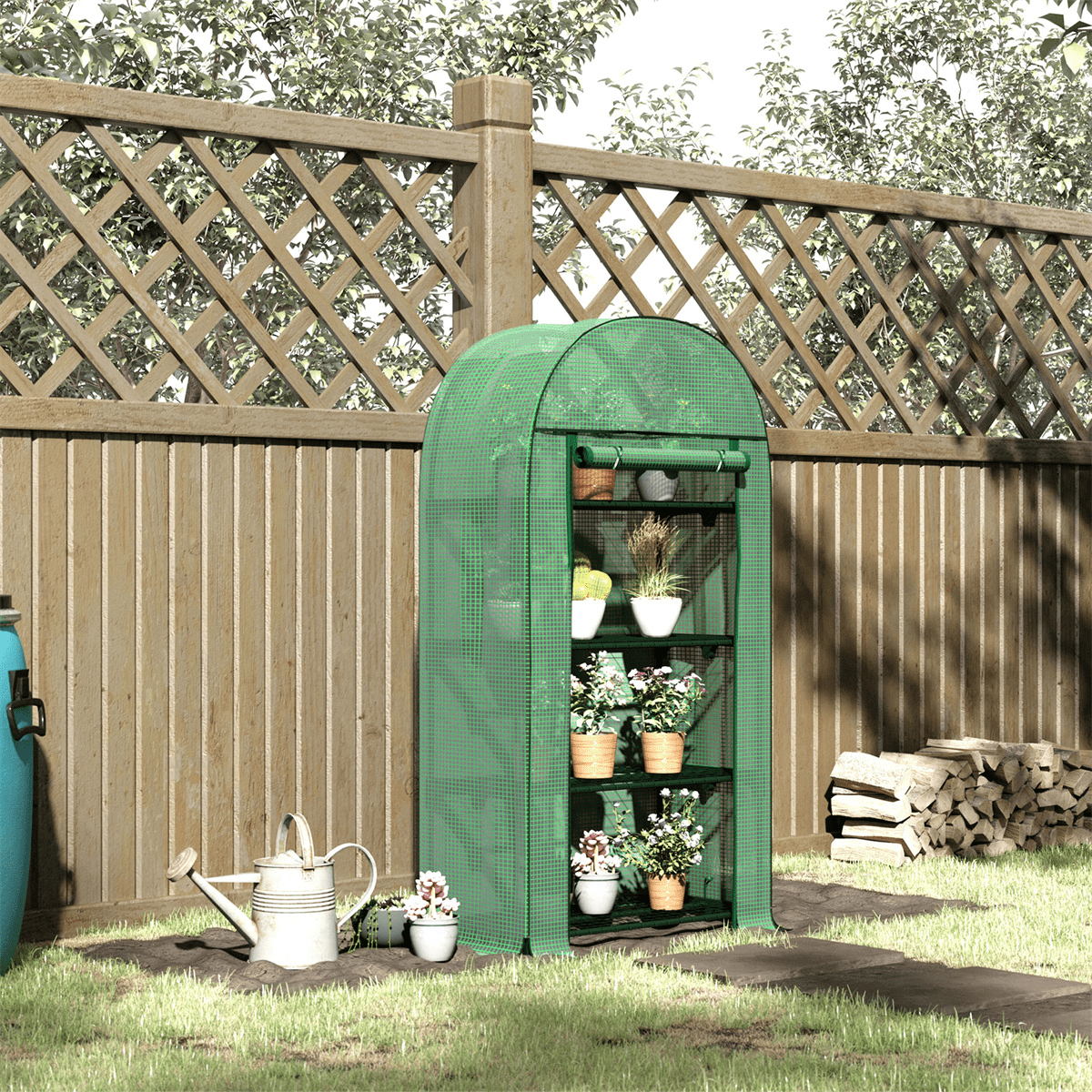 Garden Haven Mini Walk - in Greenhouse - UV - Resistant, Spacious & Durable! - plants - express.com