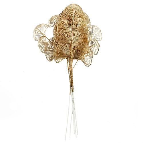 Golden Elegance: 65cm Stunning Leaf Decoration for Floral Arrangements - plants - express.com