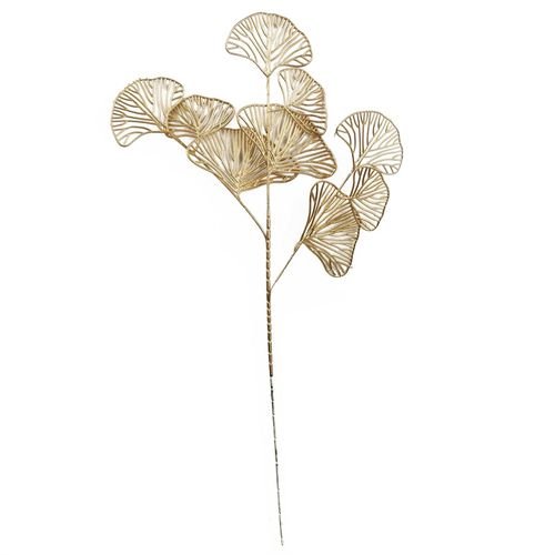 Golden Elegance: 65cm Stunning Leaf Decoration for Floral Arrangements - plants - express.com