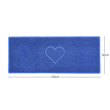 "Heart" Embossed Loofah Textured Spaghetti Door Mat - plants - express.com