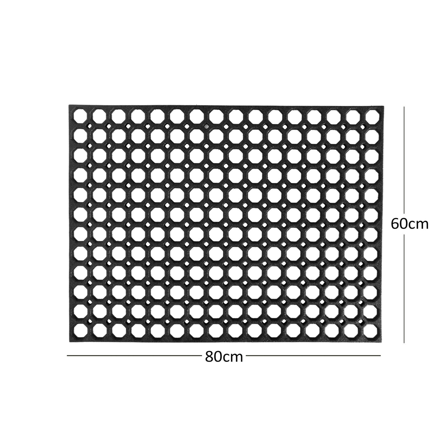 Heavy Duty Non Slip Rubber Ring Entrance Doormat - plants - express.com