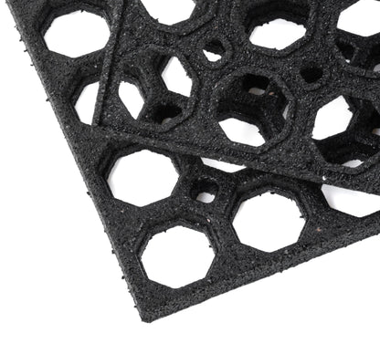 Heavy Duty Non Slip Rubber Ring Entrance Doormat - plants - express.com