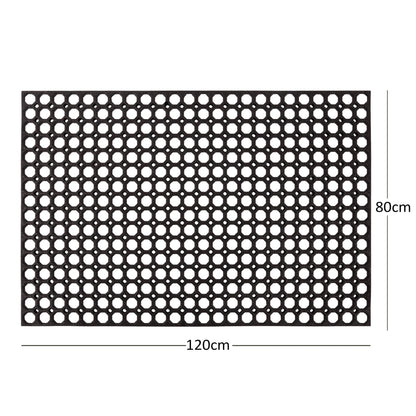 Heavy Duty Non Slip Rubber Ring Entrance Doormat - plants - express.com