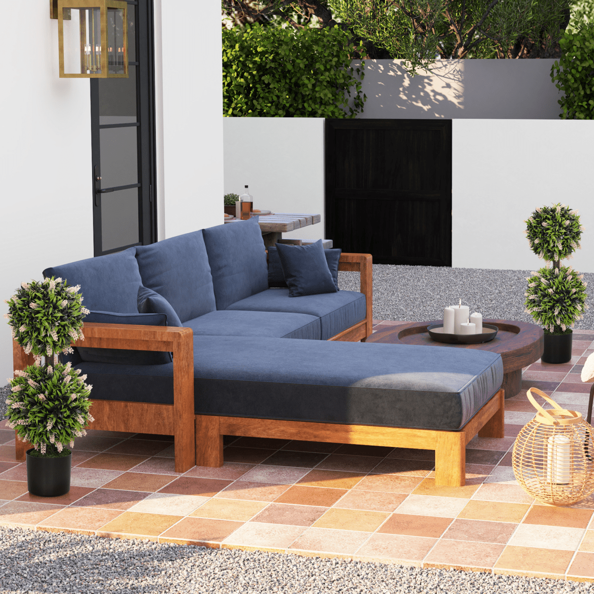 HOMCOM 2 - Pack Potted Artificial Lavender Plants - Realistic, Low - Maintenance - plants - express.com