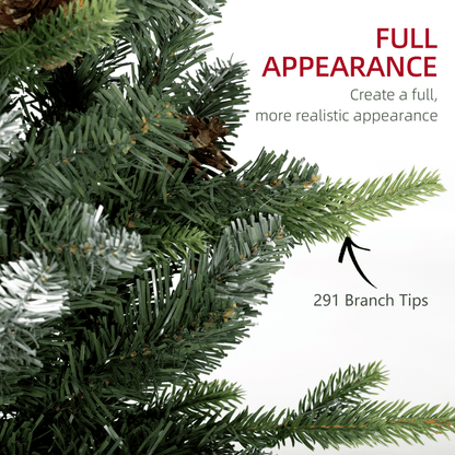 HOMCOM 2 Pieces 2' Prelit Artificial Tabletop Christmas Trees, LED Display - plants - express.com