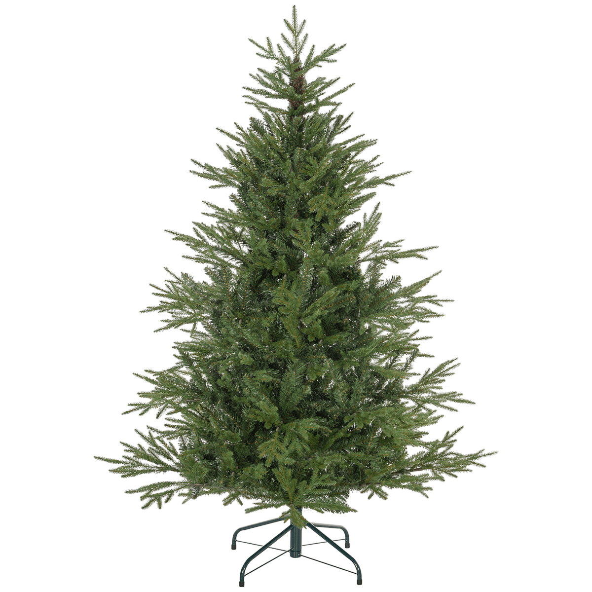 HOMCOM 5 - Foot Realistic Hinged - Branch Christmas Tree with Metal Base - plants - express.com